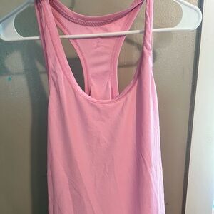 Pink Racerback Tank Top